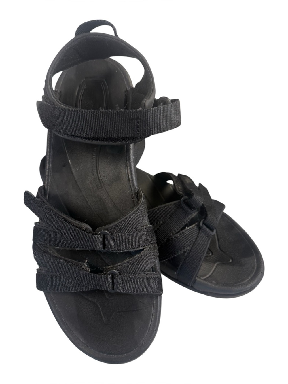 Teva Tirra Women's All-Black Sport Hikingā Sandals - Size 10